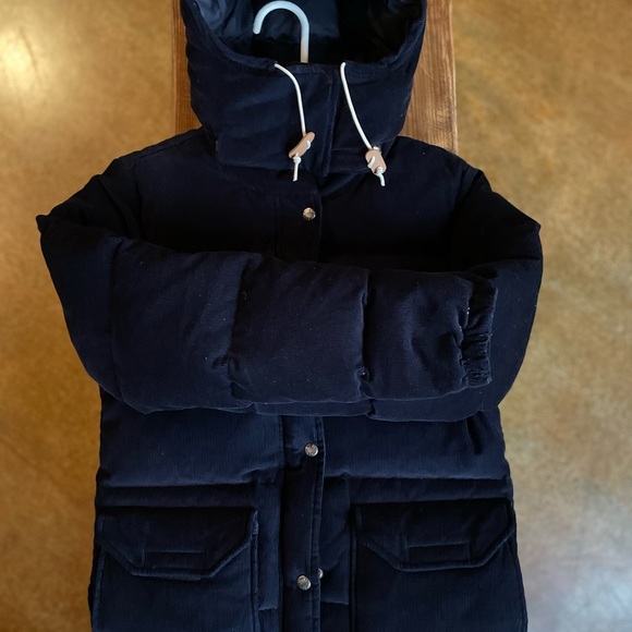 WOMENS DOWN CORDUROY PUFFER - Picture 3 of 9